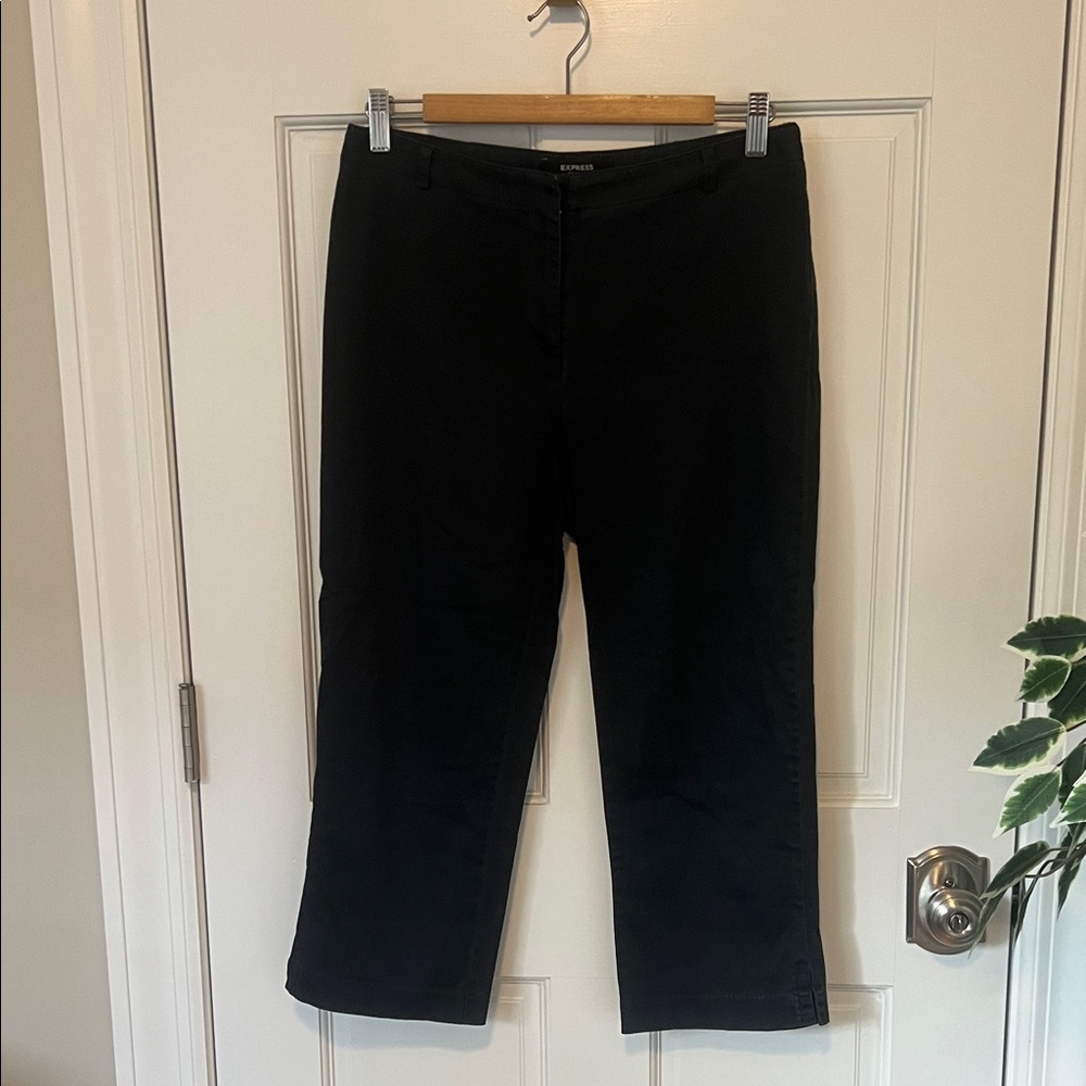 Express Dark Stretch Trousers Size 7/8